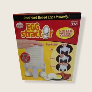 Egg Stractor hard boiled egg peeler